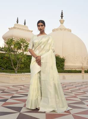 Kevaah Linen Fancy Styles Designer Linen Saree Collection 1