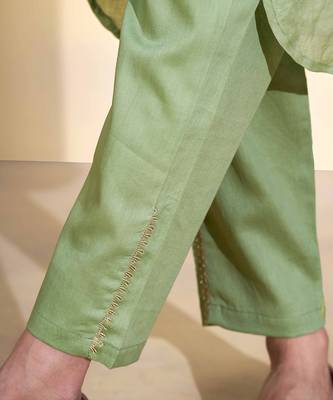 Ta'Aruf Sage Green Kurta Set 5