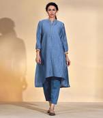 Ta'Aruf Indigo Blue Kurta Set