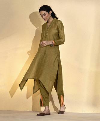 Ta'Aruf Medium Oak Kurta Set 3
