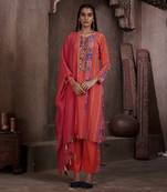Aarya Red Straight Kurta Set