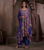 Aarya Blue Anarkali Set