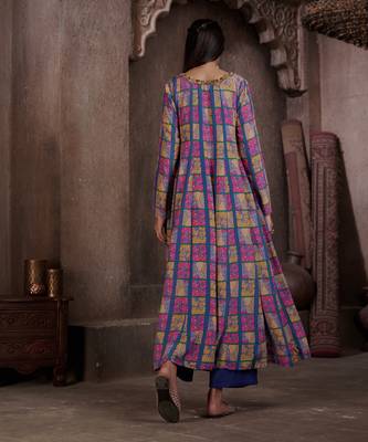 Aarya Blue Anarkali Set 2