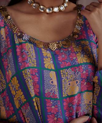 Aarya Blue Anarkali Set 5
