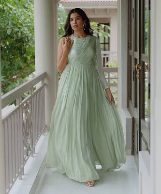 Lyssa Pastel Mint Green  Gown 1