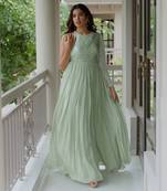 Lyssa Pastel Mint Green  Gown