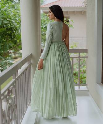 Lyssa Pastel Mint Green  Gown 2