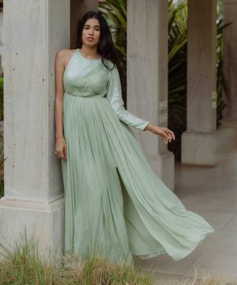 Lyssa Pastel Mint Green  Gown 4