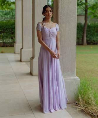 Otsana Periwinkle Purple Gown 1