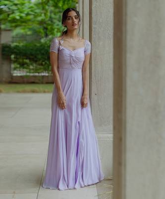 Otsana Periwinkle Purple Gown 2