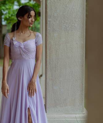 Otsana Periwinkle Purple Gown 3
