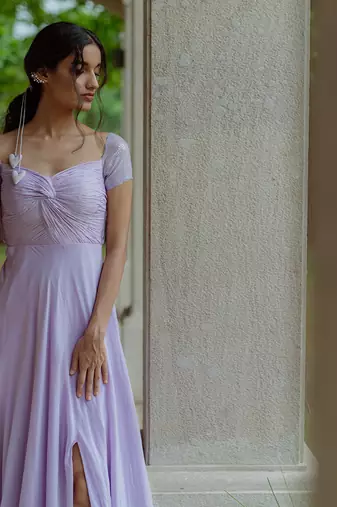 Otsana Periwinkle Purple Gown