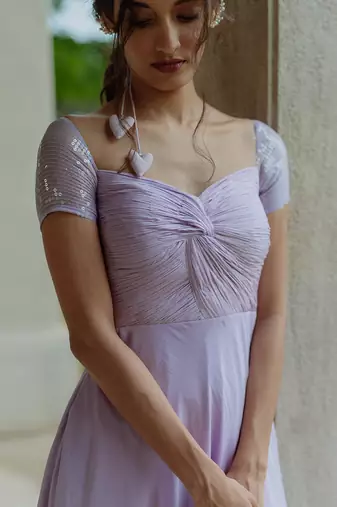 Otsana Periwinkle Purple Gown