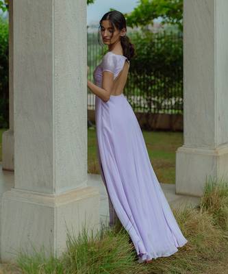 Otsana Periwinkle Purple Gown 5
