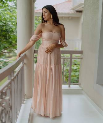 Rhea Naive Peach Gown 2