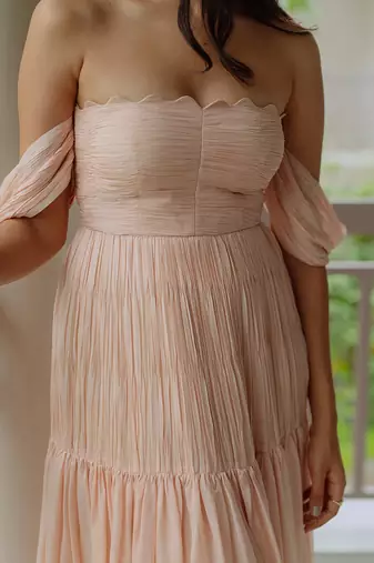 Rhea Naive Peach Gown