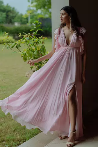 Alani Powder Pink  Gown