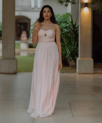 Amara Pink Lace  Gown 3