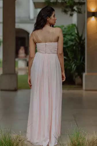 Amara Pink Lace  Gown