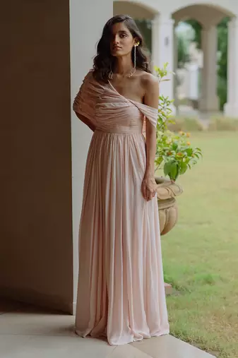 Eris Naive Peach  Gown