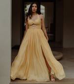 Vienna Blonde Yellow Gown