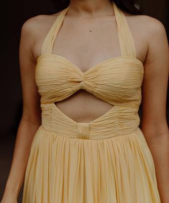 Vienna Blonde Yellow Gown 3