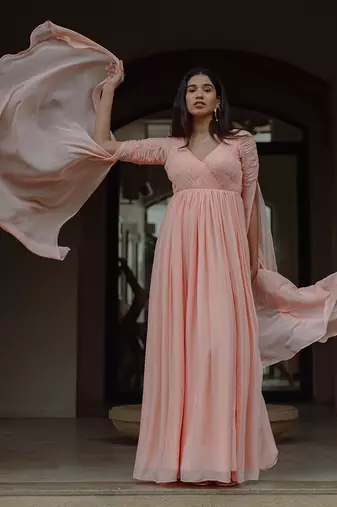 Kakia Peach Gown
