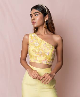 Ambrosia Pale Yellow Sharara Set 4
