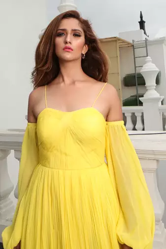 Moira Bright Yellow  Gown