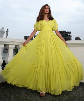 Kay Lemon Yellow  Gown 7