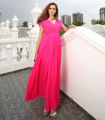 Bebe Hot Pink  Gown