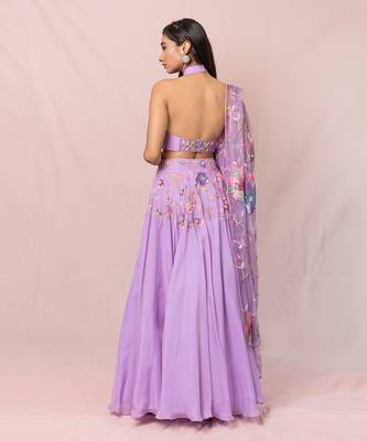 Adelie Lavender Lehenga Set 2