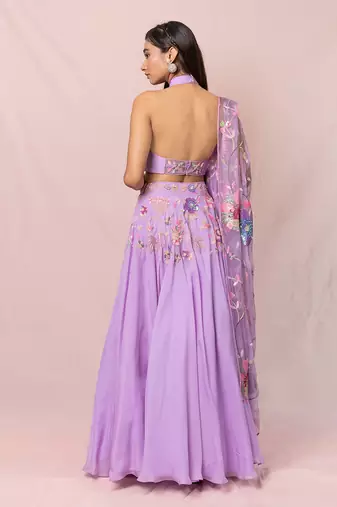 Adelie Lavender Lehenga Set