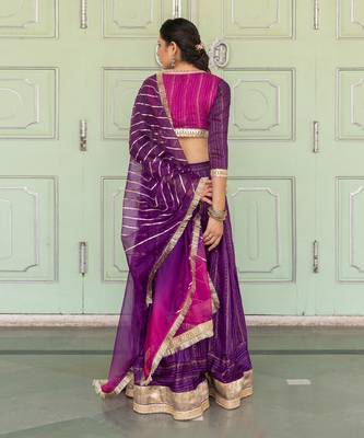 Jaamuni Purple Lehenga Set 7