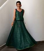 Bahar Green Lehenga Set