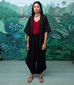 Maynah Black Jacket Set