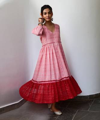 Kamal Pink Dress 3
