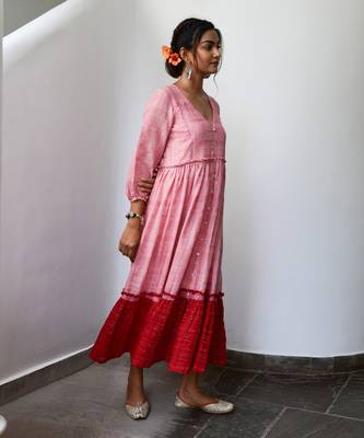 Kamal Pink Dress 4