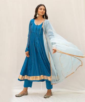 Nandika Blue Anarkali Set 6