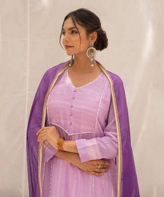 Noori Purple Kurti Set 3