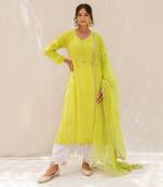 Noor Yellow Kurti Set
