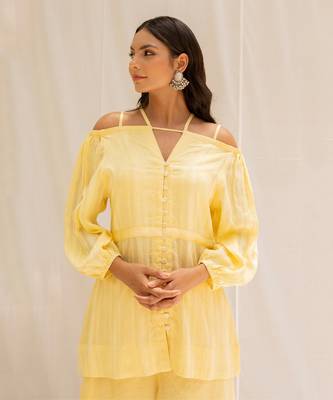 Seher Yellow Top and Pant 3
