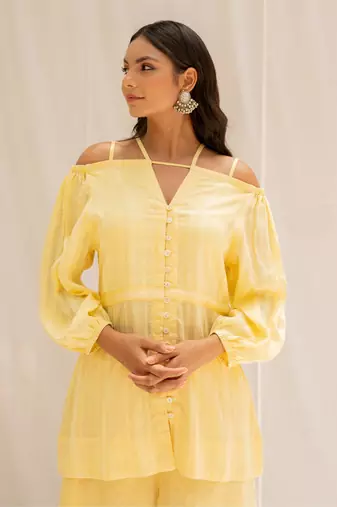 Seher Yellow Top and Pant