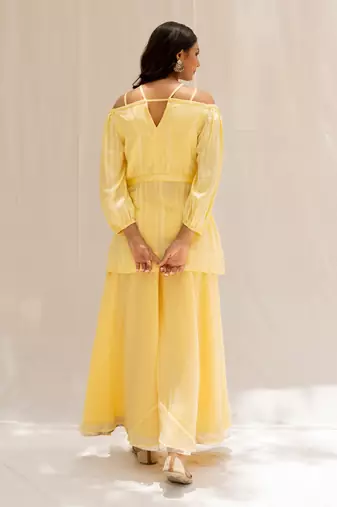 Seher Yellow Top and Pant