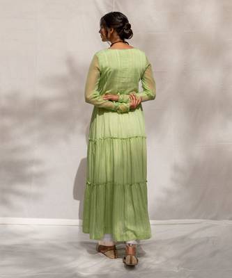 Fiza Green Anarkali Set 5