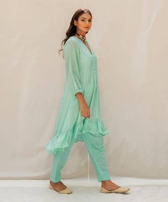 Aurora Green Kurti Set 4