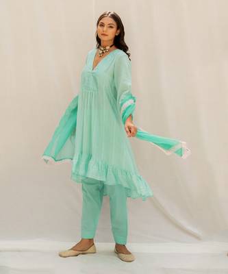 Aurora Green Kurti Set 5