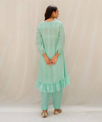 Aurora Green Kurti Set 6