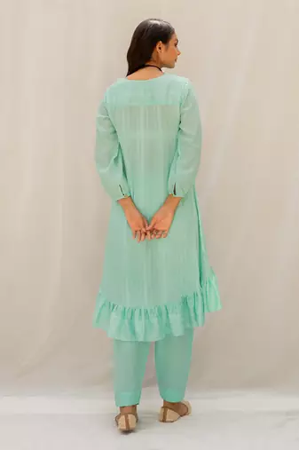 Aurora Green Kurti Set