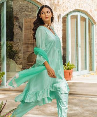 Aurora Green Kurti Set 7